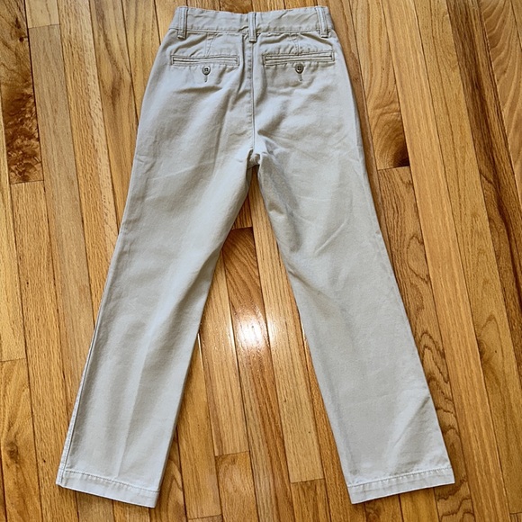 GAP classic khaki 100% cotton pants boys 10 slim with adjustable waist tabs - Picture 9 of 15